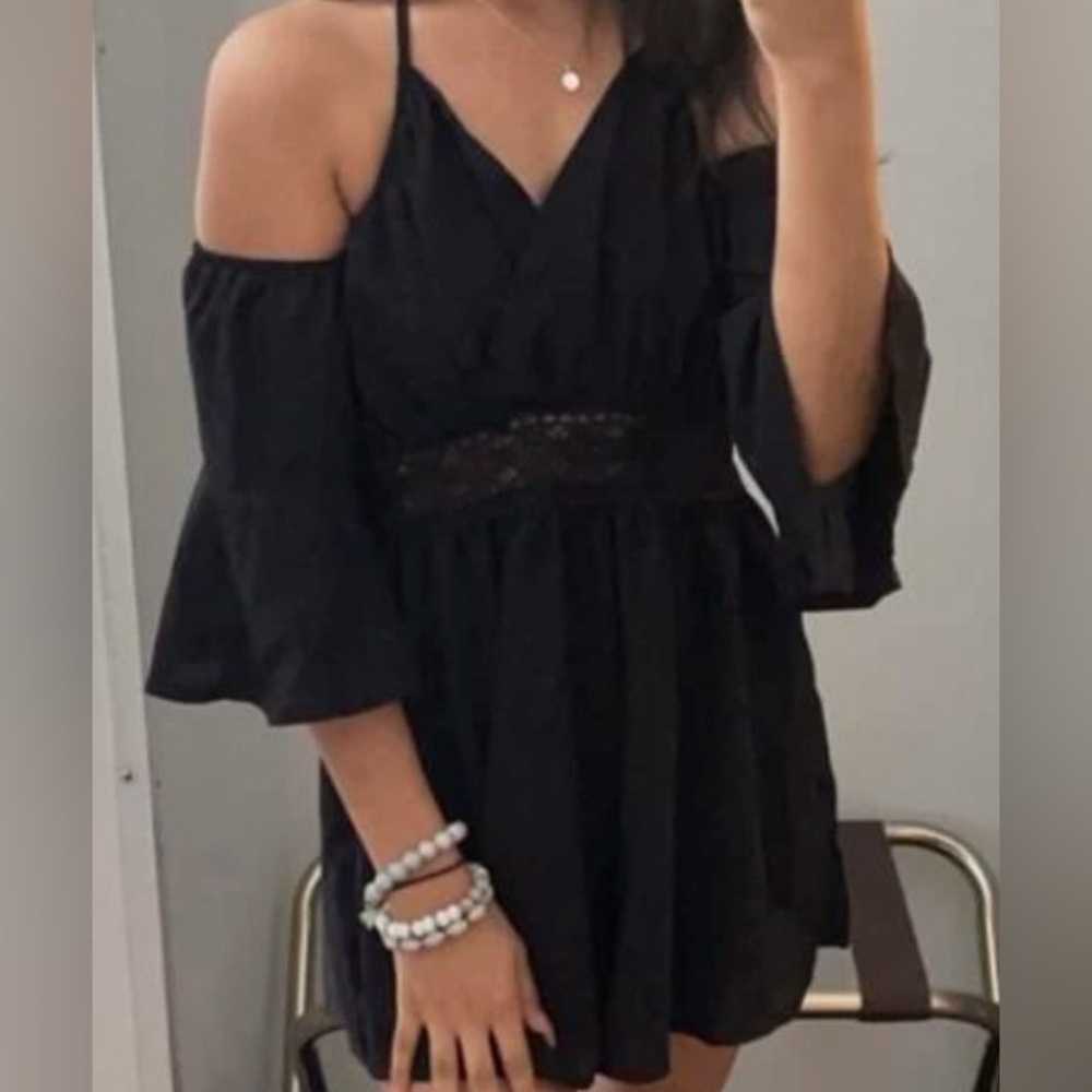 Black dress barley born size m/6